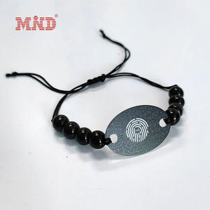 हस्तनिर्मित फैशन पत्थर बेडेड जेड बीड बीड्स प्रोग्राम योग्य nfc स्मार्ट कंगन गहने - Product Image 5