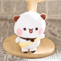 Porte-clés en peluche courte Yier Bubu, personnage de dessin animé, poupée de film et de télévision, jouet en peluche doux, accessoires de sac, pendentif décoratif, cadeaux pour couple
