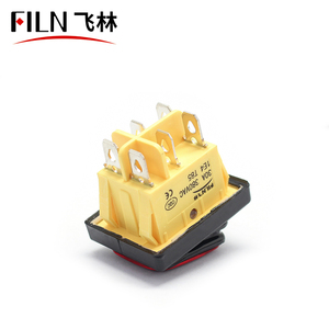 Bảng Điều Khiển Công Tắc Rocker Chống Nước Dòng Điện 20A/<span class=keywords><strong>30A</strong></span> DPST 6 Chân 22*30Mm Gắn Lỗ Công Tắc Bật Tắt Đèn Led Bật Tắt - Product Image 5