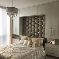Panneau mural décoratif de luxe en cuir pour tête de lit personnalisée, idéal pour chambre à coucher