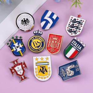 Llaveros Metálicos Personalizados al por Mayor, Llavero de Aleación con el Emblema de la Selección Nacional de <span class=keywords><strong>Argentina</strong></span>, Portugal, España, México, Italia, Estados Unidos para 2026 - Product Image 5