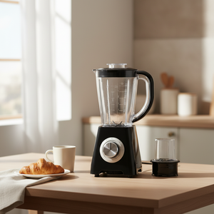 Mixeur Électrique Commercial Portable 2-en-1, Appareil de Cuisine pour Jus de Fruits, Smoothies, Mélangeur Alimentaire et Broyeur - Product Image 2