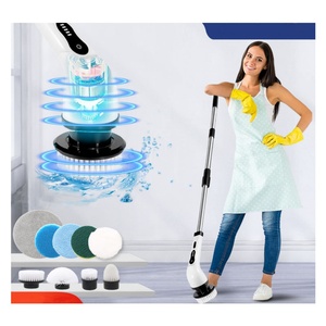 Cepillo de Limpieza Eléctrico Inalámbrico ABS 9 en 1 para el Hogar, Cepillo Giratorio para Limpieza de Baños con Mango Largo - Product Image 2
