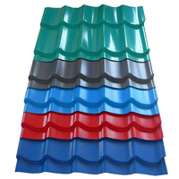 Tôle de Toiture en Acier Ondulé Prépeinte de Haute Qualité PPGL Aluzinc, Tôle Revêtue de Couleur EN 10169 pour Entrepôt
