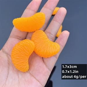เค้กป๊อปซิเคิลรสส้มหวานๆ ขนมหวานฤดูร้อน สูตรทำฟรอสติ้ง ของเล่นพีวีซีรูปผลไม้ส้ม ของตกแต่งร้านเบเกอรี่ - Product Image 2