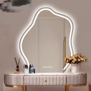 Logotipo personalizado Proveedor aceptable Suministro Maquillaje Led Vanidad <span class=keywords><strong>Espejo</strong></span> <span class=keywords><strong>de</strong></span> maquillaje con luz - Product Image 1