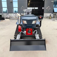 Mini-tracteur chenillé tout-terrain 35 CV pour usage humide/sec, avec attache pour pompe à moteur diesel, garantie 1 an