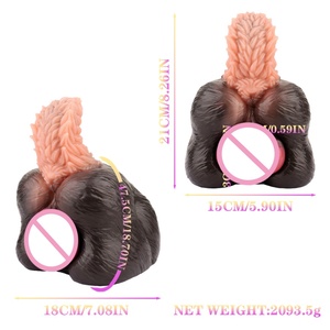 Masturbador Masculino GEEBA Fantasy Buttock Big Ass, Vagina Artificial de Bolsillo de Medio Cuerpo para Hombres, Juguetes Sexuales - Product Image 3
