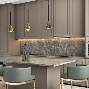 Mueble de Cocina Modular Moderno y Personalizable de Contrachapado con Cajones Deslizantes, Acabado Plano de PET Melamina y Laca, <span class=keywords><strong>Bisagras</strong></span> Incluidas, Fregadero y Salpicadero - Product Image 2