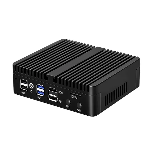 Customized Logo Mini Pc IntelN100 N5105 N5100 J5040 Micro Firewall Appliance Computer Router with 4x2.5GbE I226-V LAN