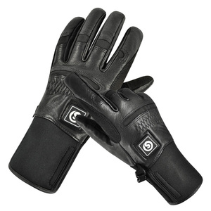 <span class=keywords><strong>Gants</strong></span> chauffants en <span class=keywords><strong>cuir</strong></span> électriques rechargeables pour hommes et femmes, design antidérapant en silicone pour l'hiver, confort et style - Product Image 1