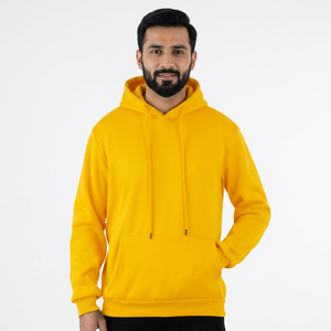 Sweat-shirts à capuche personnalisés de haute qualité, design personnalisé, 420 g/m², poids lourd, demi-zip, surdimensionnés, 100 % coton, sweat-shirt d'hiver pour hommes - Product Image 1