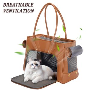 Mode petit chat et chien sac à main de voyage élégant sac de transport pour animaux de compagnie pour les aventures en déplacement - Product Image 5