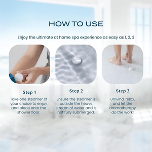 Aromathérapie Douche Vapeurs Comprimés de Bain pour Récupération Post-Entraînement Soulagement du Stress Nettoyage en Profondeur Eucalyptus Agrumes Menthe Arbre à Thé - Product Image 5
