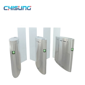 Stainless Steel Flap Barrier Gate In Access Control System For Office Building - Product Image 6