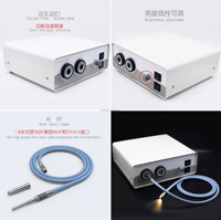 Endoscope médical 250W Double trou lumière froide microscope examen hystéroscope anorectoscope