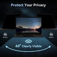 Filter Layar Privasi Magnetik 14 Inch 16:10 untuk Laptop Anti Cahaya Biru Anti Silau Dapat Dilepas Pelindung Anti Mata-mata Film Pabrik OEM