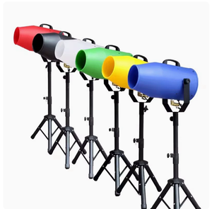 Máquina de espuma de 1000W, máquina de humo portátil para escenarios, cañón de niebla de hielo seco con trípode, equipo de ambiente colorido para eventos. - Product Image 1