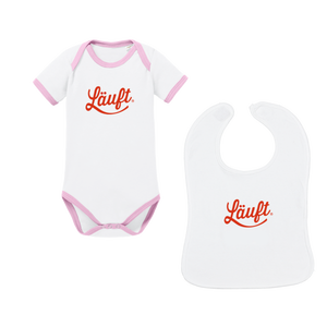 Regalo di nascita: body per neonati + bavaglino con logo - Product Image 1