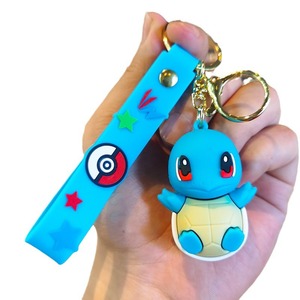 Llavero de silicona 3D de Pikachu sentado, muñeco de dibujos animados, bonito regalo para mujer, colgante para pareja, amuleto para bolso, no tóxico, empaquetado individualmente - Product Image 5