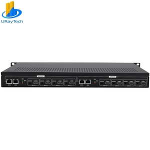 1U Rack HEVC H.265 H.264 HDMI Codificador de transmisión de video Transmisión en vivo HD Codificador 8 canales HDMI a HTTP RTSP RTMP Codificador - Product Image 2