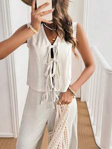 Padres Niños Ropa a juego para vacaciones familiares Loungewear Ropa de dormir Conjuntos de pijama, PJs Familia Venta al por mayor Loungewear Pijamas - Product Image 6