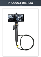 Caméra endoscopique industrielle 6.2mm avec câble 1M Connexion WIFI avec téléphone sans écran pour réparation de moteur automobile et BRK-50 à usage domestique