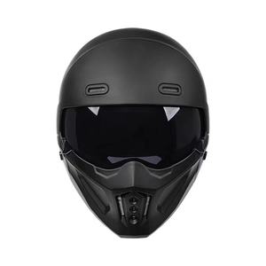 Domestique <span class=keywords><strong>Scorpion</strong></span> <span class=keywords><strong>Moto</strong></span> Été Voiture Électrique Rétro Casque Complet <span class=keywords><strong>Moto</strong></span> Quatre Saisons et Demi Casque Ventilé Respirant - Product Image 5