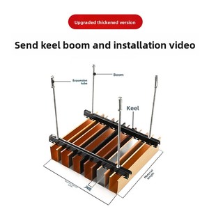 Profilé de grille de plafond suspendu en aluminium à grain de bois, tube carré, <span class=keywords><strong>pour</strong></span> bureaux commerciaux, bande longue, matériau décoratif <span class=keywords><strong>pour</strong></span> plafond - Product Image 4