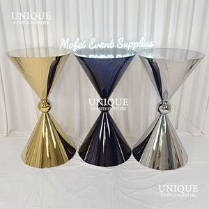 Mesa de cóctel de Metal de lujo con muebles modernos de alta gama de Dubái para el hogar, Hotel, boda, noche, <span class=keywords><strong>Club</strong></span>, <span class=keywords><strong>Bar</strong></span>, fiestas, ventas limitadas al aire libre - Product Image 6