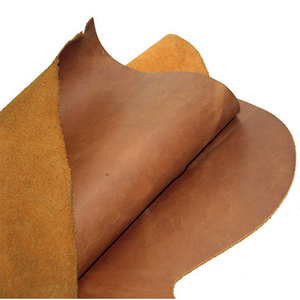 Vera pelle Crazy Horse con primo strato di cera oleosa, tessuto per borsa fatto <span class=keywords><strong>a</strong></span> mano in stile italiano. - Product Image 2