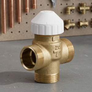 Válvula Solenoide de Tres Vías Watts Control para Fan Coil, Cuerpo de Válvula de Agua DN20 KVS 2.8 24V/230V, 2 Años de Garantía OEM - Product Image 3