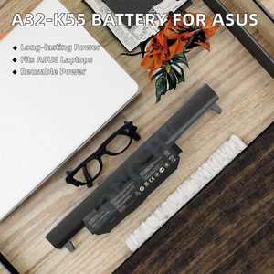 Batería para Portátil <span class=keywords><strong>A32</strong></span>-<span class=keywords><strong>K55</strong></span>, 11.1V 4400mAh 48.84Wh, Batería de Repuesto para <span class=keywords><strong>ASUS</strong></span> <span class=keywords><strong>K55</strong></span> K45 X45 X55 Series - Product Image 2