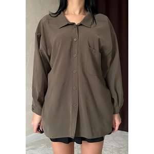 Blusas y Camisas Holgadas Color Caqui para Mujer al por Mayor, Elegantes y Cómodas - Product Image 3