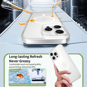 เคสโทรศัพท์แบบใสกันน้ำ กันกระแทก ป้องกันรอยนิ้วมือ พร้อมวงแหวนแม่เหล็ก ดีไซน์เกราะแม่เหล็ก TPU+<span class=keywords><strong>PC</strong></span>+N52  <span class=keywords><strong>2</strong></span> 1 - Product Image 4