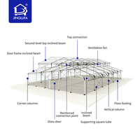 Tente d'atrium commerciale transparente pour mariage, pavillon d'événement extérieur pour cour