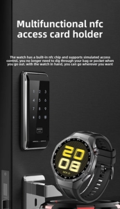 <span class=keywords><strong>Montre</strong></span> connectée avec assistant vocal IA pour hommes et femmes, écran TFT, appels, réponse aux appels, suivi de la santé, suivi de la forme physique, fréquence cardiaque, sommeil - Product Image 3