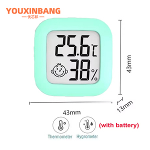 Kỹ thuật số LCD Nhiệt kế ẩm kế phòng trong nhà mini điện tử nhiệt độ độ ẩm Meter cảm biến đo cho nhà bé - Product Image 4