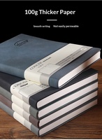 Agenda Diaria Personalizada A5/B5, Cuaderno de Tapa Dura de Cuero PU, Planificador de Bolsillo, Diario, 100 Hojas, Encuadernación Cosida, Logotipo Personalizado