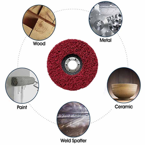 Disque à bande polyvalent <span class=keywords><strong>de</strong></span> 4, 4,5 et 5 pouces pour meuleuse d'angle - Disque <span class=keywords><strong>de</strong></span> décapage <span class=keywords><strong>de</strong></span> peinture pour bois, métal, rouille et décapage <span class=keywords><strong>de</strong></span> revêtements - Product Image 6