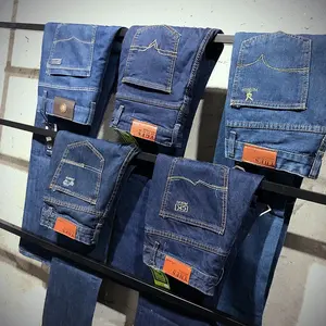 Stili Jeans lunghi pantaloni uomo Jeans vendita calda all'ingrosso Stock lotto liquidazione nuovo Denim 100% cotone pantaloni e pantaloni da donna classici