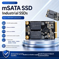 SSD MSATA de Fábrica, 64GB, SATA 3.0 Interno, para Control Industrial, Mini Computadora Todo en Uno, Caja Registradora, Velocidad de Lectura de 500MB/s