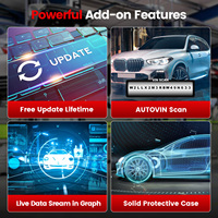 THINKCAR THINKTOOL MINI 2 Lector de Códigos OBD2, Herramienta de Diagnóstico Multifuncional, 28 Funciones de Mantenimiento, Memoria de 32 GB, Actualizaciones Gratuitas de por Vida