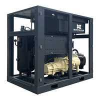 Compresseur à vis de bonne qualité 7.5kw,22kw 16 bar tout-en-un compresseur d'air rotatif industriel pcp avec sécheur et réservoir d'air
