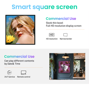 Pantalla Digital Cuadrada para Quiosco, Panel de Monitor Cuadrado, Pantalla TFT, Panel LCD Publicitario, Señalización Digital Cuadrada - Product Image 5