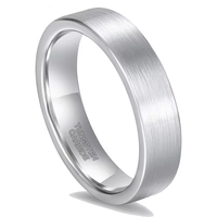 Bagues OAHLAN en carbure de tungstène plaqué or rose brossé 3 mm pour hommes, femmes, couples, fiançailles, mariage, bijoux de mode