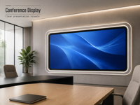 Écran LED d'intérieur P2 HD 600 nits, taux de rafraîchissement élevé, 25000 pixels/m², mur vidéo sur mesure pour salle de réunion et publicité