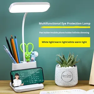 Lampe de <span class=keywords><strong>bureau</strong></span> LED rechargeable, lampe de lecture, lampe d'étude à piles pour étudiants, <span class=keywords><strong>bureau</strong></span>, table de travail - Product Image 2