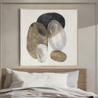 Peintures sur Toile Abstraites Modernes Personnalisées Décoration Murale Peinture à l'Huile sur Toile Œuvres d'Art pour Hôtels Impression Numérique Logo Personnalisé