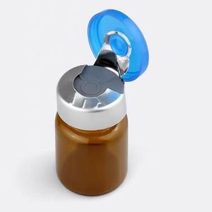 Frasco de Vidrio Ámbar Pequeño de 3 ml, 5 ml, 10 ml para Medicamentos con Dispensador Largo - Product Image 3